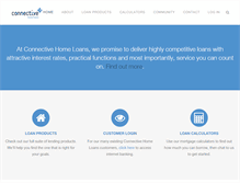 Tablet Screenshot of connectivehomeloans.com.au